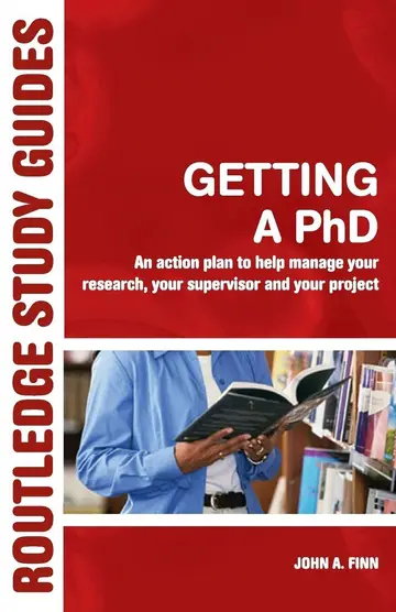 Cover of Getting A Phd