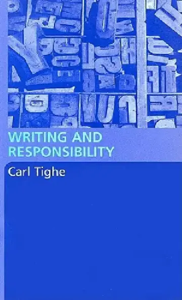 Cover of Writing and Responsibility
