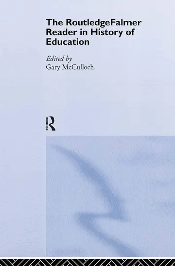 Cover of The Routledgefalmer Reader in the History of Education