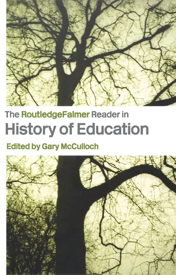 Cover of The Routledgefalmer Reader in the History of Education