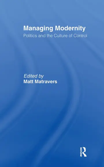Cover of Managing Modernity