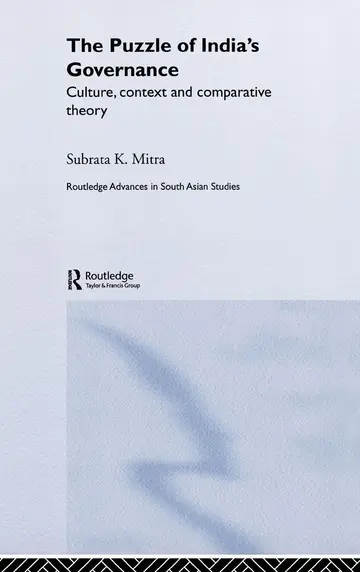 Cover of The Puzzle of Indias Governance