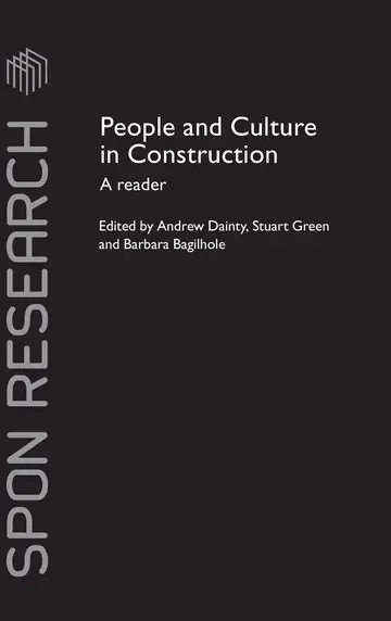 Cover of People and Culture in Construction