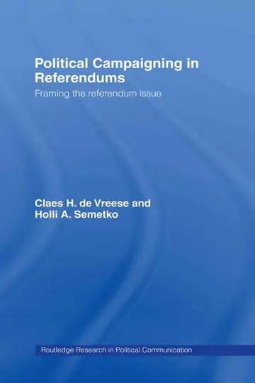 Cover of Political Campaigning in Referendums