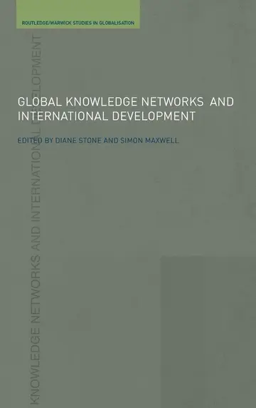 Cover of Global Knowledge Networks and International Development