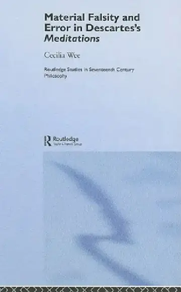 Cover of Material Falsity and Error in Descartes' Meditations