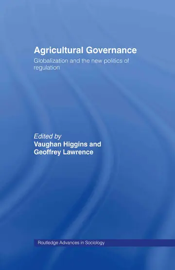 Cover of Agricultural Governance