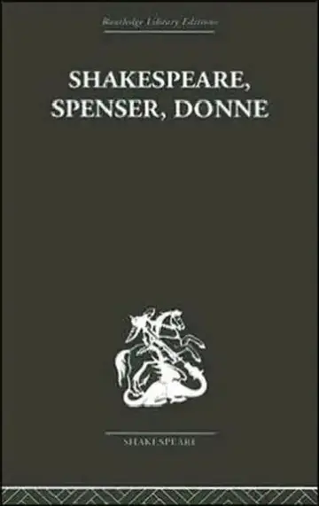 Cover of Shakespeare, Spenser, Donne