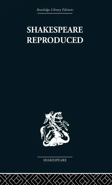 Cover of Shakespeare Reproduced