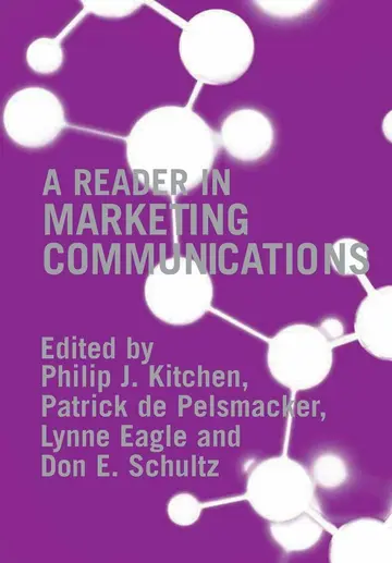 Cover of A Reader in Marketing Communications