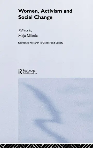 Cover of Women, Activism and Social Change