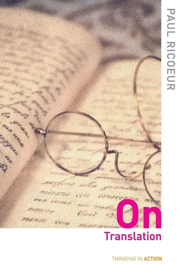 Cover of On Translation