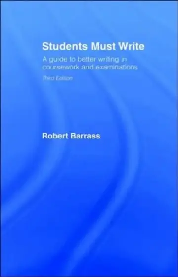Cover of Students Must Write