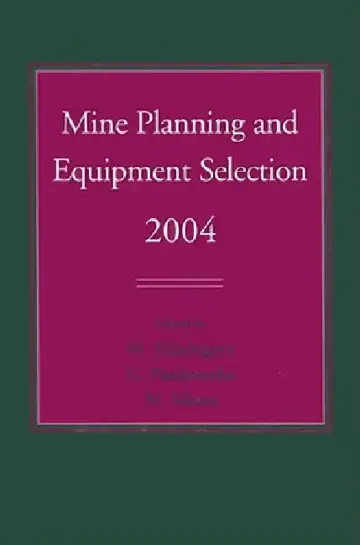 Cover of Mine Planning and Equipment Selection 2004