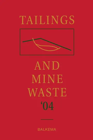 Cover of Tailings and Mine Waste 2004