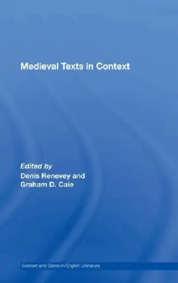 Cover of Medieval Texts in Context