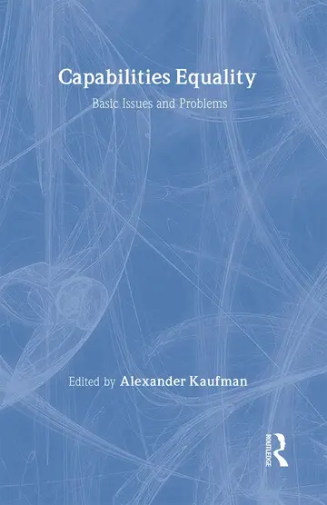 Cover of Capabilities Equality