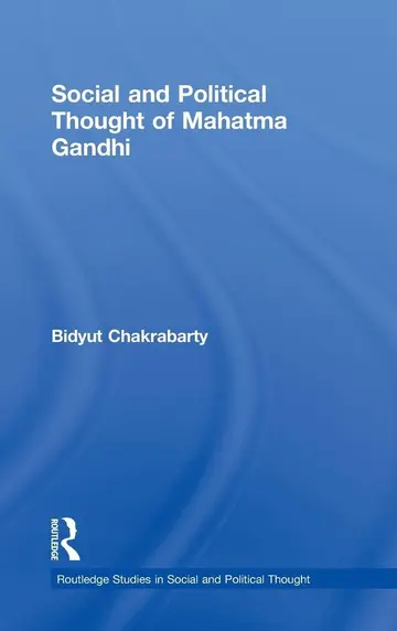 Cover of Social and Political Thought of Mahatma Gandhi