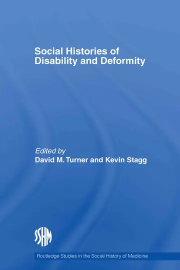 Cover of Social Histories of Disability and Deformity