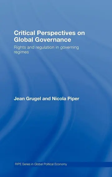 Cover of Critical Perspectives on Global Governance