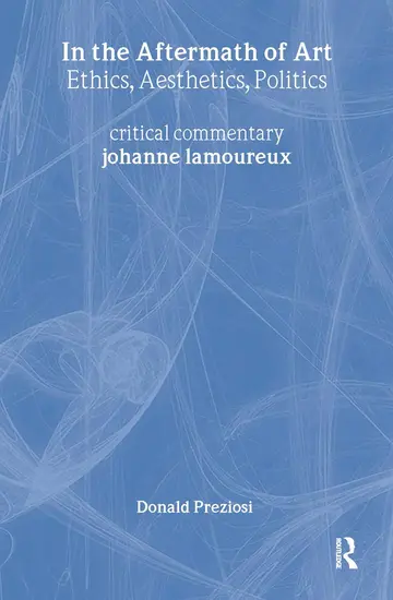 Cover of In the Aftermath of Art