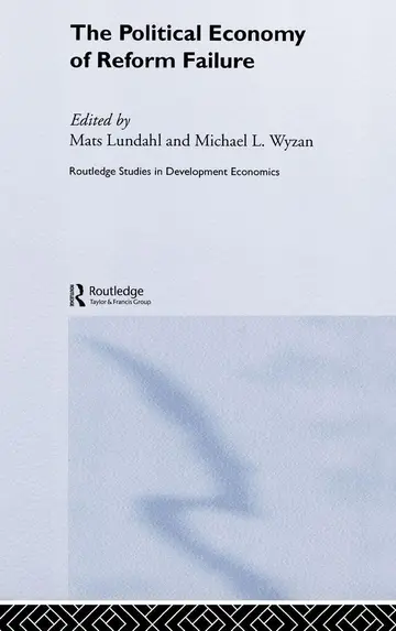 Cover of The Political Economy of Reform Failure