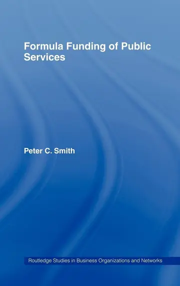 Cover of Formula Funding of Public Services