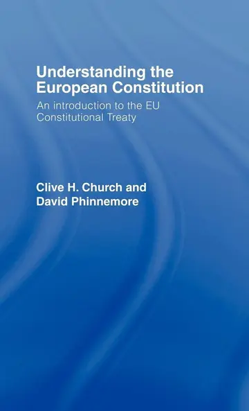Cover of Understanding the European Constitution