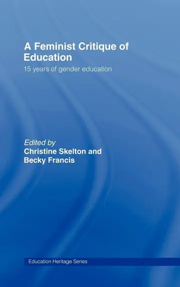 Cover of A Feminist Critique of Education