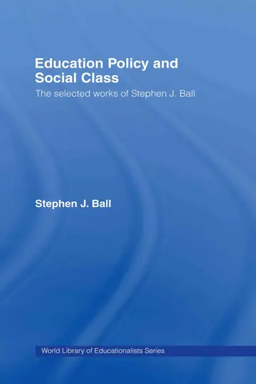 Cover of Education Policy and Social Class