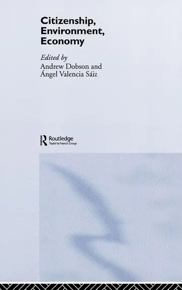 Cover of Citizenship, Environment, Economy