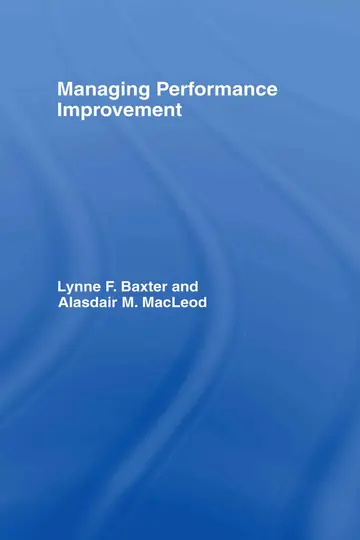 Cover of Managing Performance Improvement