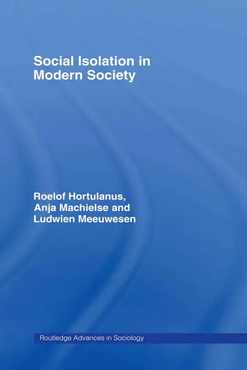 Cover of Social Isolation in Modern Society