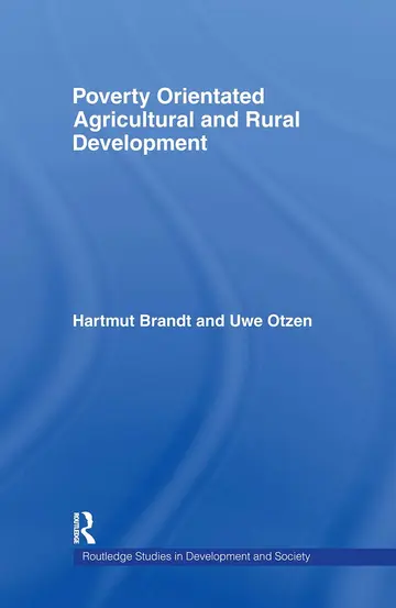 Cover of Poverty Orientated Agricultural and Rural Development