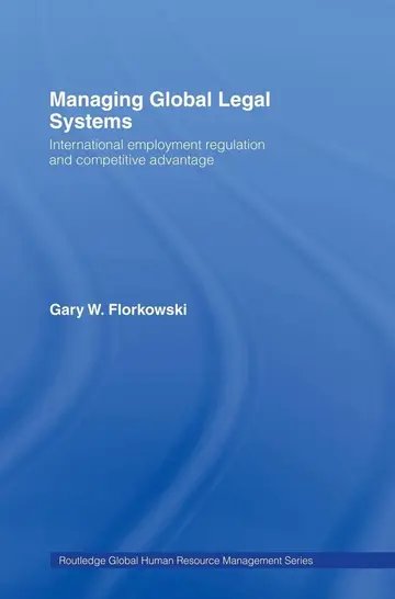 Cover of Managing Global Legal Systems