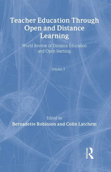 Cover of Teacher Education Through Open and Distance Learning