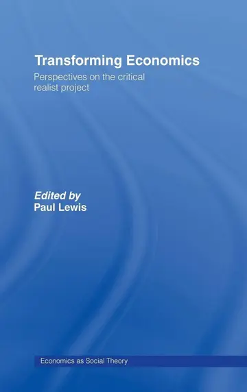 Cover of Transforming Economics