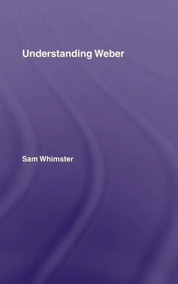 Cover of Understanding Weber