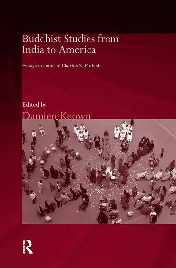 Cover of Buddhist Studies from India to America