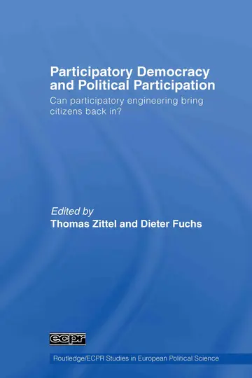 Cover of Participatory Democracy and Political Participation