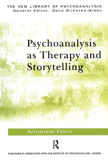 Cover of Psychoanalysis as Therapy and Story-telling