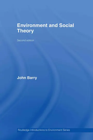 Cover of Environment and Social Theory