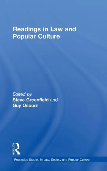 Cover of Readings in Law and Popular Culture