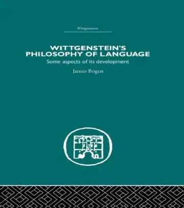Cover of Wittgenstein'S Philosophy Of Language
