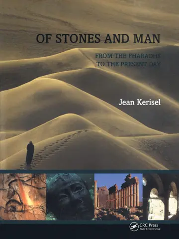 Cover of Of Stones and Man from the Pharaohs to the Present Day