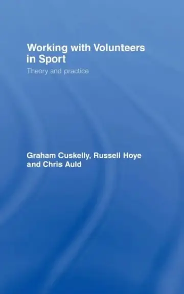 Cover of Working with Volunteers in Sport