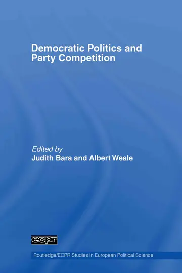 Cover of Democratic Politics and Party Competition