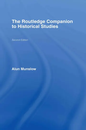 Cover of The Routledge Companion to Historical Studies