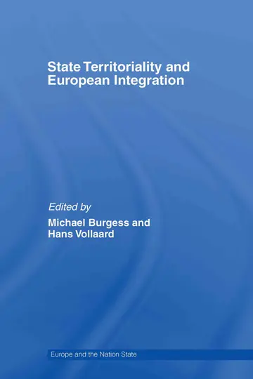 Cover of State Territoriality and European Integration