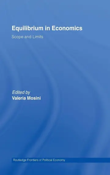 Cover of Equilibrium in Economics
